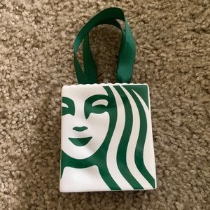 Starbucks ceramic ornament bag